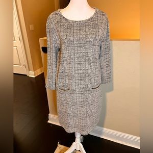 Women’s Tweed Print Sheath Dress Size Medium